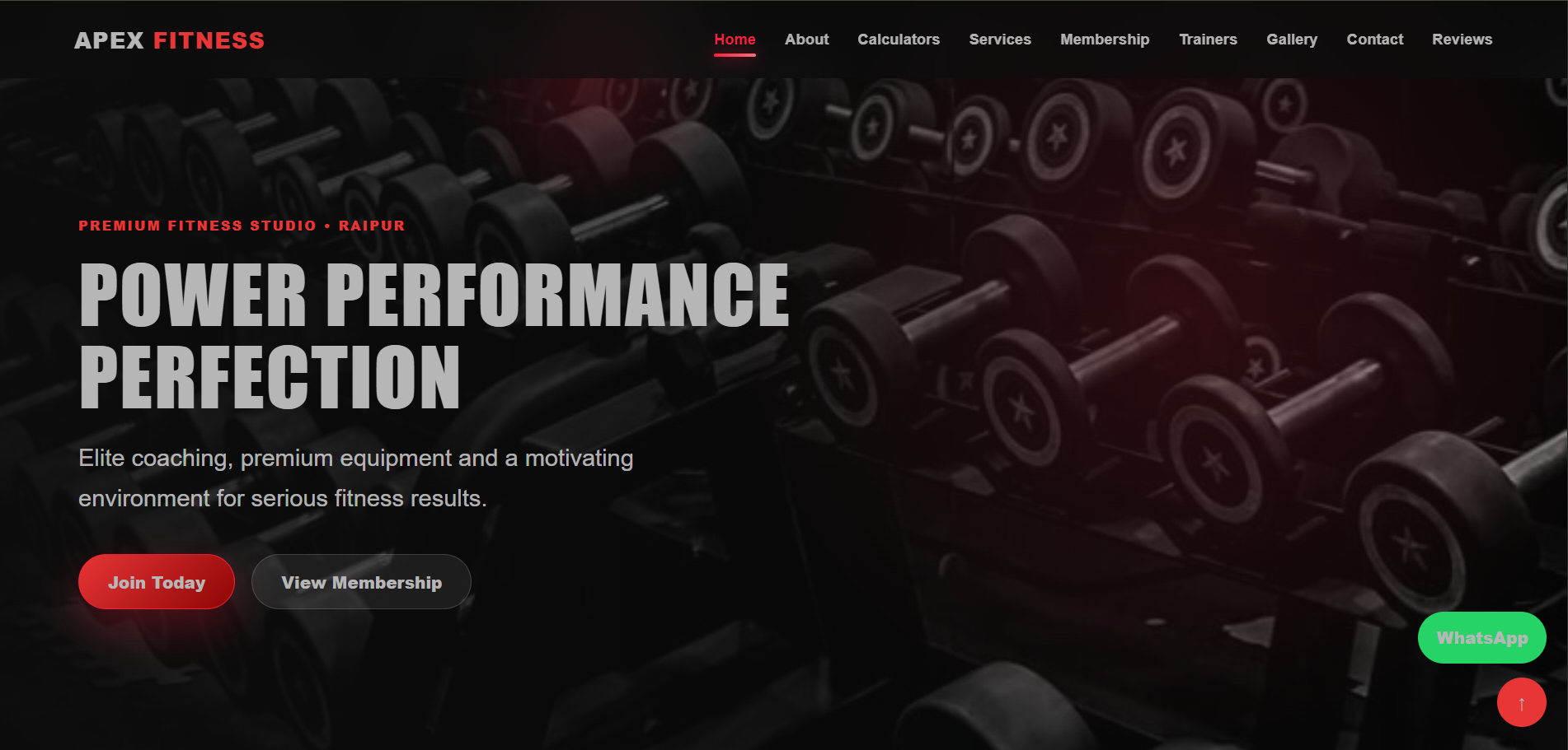 GYM Website
